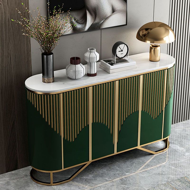 Base oro moderna sideboard a buffet a buffet con archiviazione