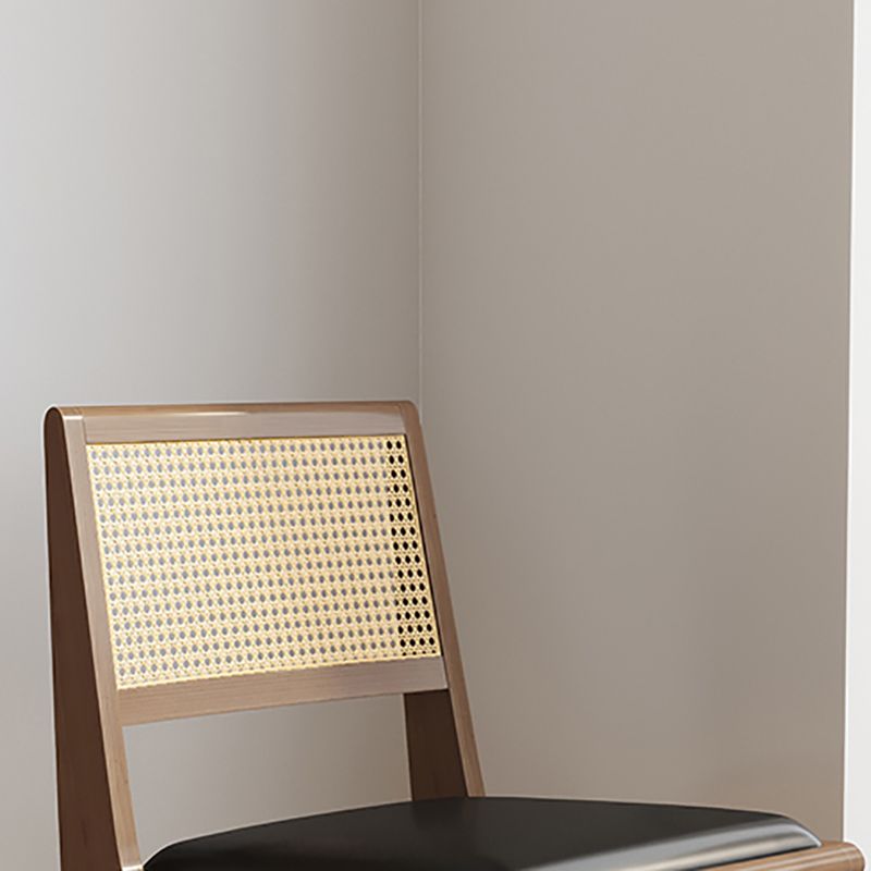 Lederen stoelconferentie stoel eigentijdse armloze mid-back stoel