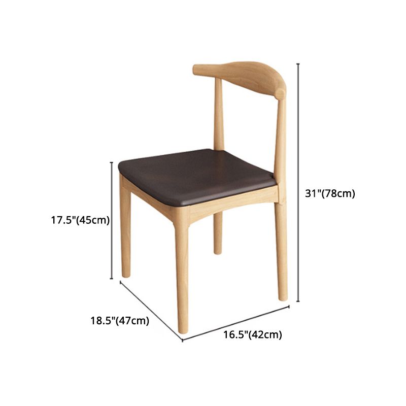 Contemporary 1/2/7 Pieces Dining Set with Solid Wood Table Dining Furniture Clearhalo 'Dining Room Sets' 'Dining Tables & Seating' 'dining_room_set' 'furn' 'furn_dining_room_set' 'Furniture' 'furniture_dining_room_set' 'Kitchen & Dining Furniture' 'kitchen&dining_furn' 'kitchen' 1200x1200_78e8f56b-255d-4ffb-821c-300376f3178e