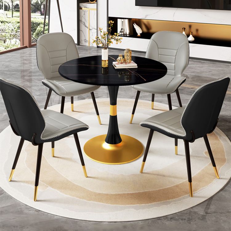Round Traditional Luxury Dining Table Sintered Stone Table with Tulip Base Clearhalo ' dining_table' 'Dining Tables & Seating' 'Dining Tables' 'furn' 'furn_dining_table' 'Furniture' 'furniture_dining_table' 'Kitchen & Dining Furniture' 'kitchen&dining_furn' 'kitchen' 'kitchen_dining_table' 1200x1200_78eb6ed2-0869-4a16-bebe-4fecfd2393eb