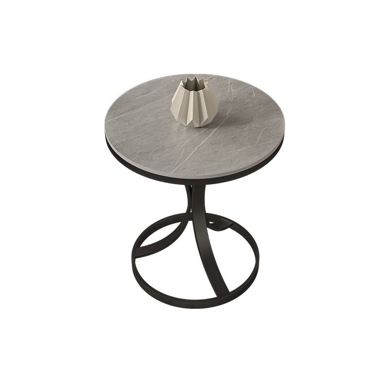 21.65" Tall Contemporary Style Side End Table Metal Frame Side Accent Table Clearhalo 'Coffee & Accent Tables' 'End & Side Tables' 'end_side_tables' 'furn' 'furn_end_side_tables' 'Furniture' 'Living Room Furniture' 1200x1200_78eb8379-d379-43e0-a861-d67dd0ab59fe