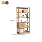 Modern Style Open Back Bookshelf Vertical Wooden Bookcase with Drawers Clearhalo 'Bookcases' 'furn' 'furn_bookcases' 'Furniture' 'Office Furniture' 1200x1200_78ed6465-e239-480d-bc38-e2d49b4e2379