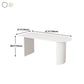 Stone Top Table Contemporary Dining Table with Sled Base in White Clearhalo 'Dining Tables & Seating' 'Dining Tables' 'dining_table' 'Furniture' 'furniture_dining_table' 'Kitchen & Dining Furniture' 'kitchen' 'kitchen_dining_table' 1200x1200_78ef4807-d49e-4f60-8142-4a85c7778b69