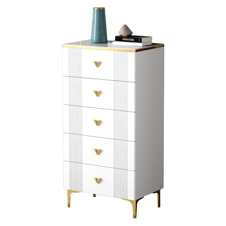 Modern Style Stone Buffet Sideboard White 15.7"D Dining Room Buffet Server with Drawer Clearhalo 'buffet_sideboard' 'Buffets & Sideboards' 'Furniture' 'furniture_buffet_sideboard' 'Kitchen & Dining Furniture' 1200x1200_78f141c8-0a22-47f7-921d-19312e69931c