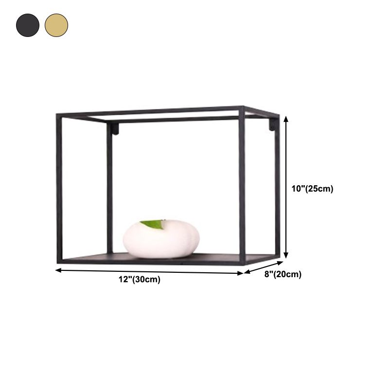 Estante de metal estantería de estantería montada en la pared industrial para la oficina