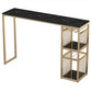 Stone Bar Table Traditional Luxury Rectangle Bar Dining Table with Sled Base Clearhalo 'Bar Furniture' 'Bar Tables' 'bar_tables' 'furn' 'furn_bar_tables' 'Furniture' 'furniture_bar_tables' 'Kitchen & Dining Furniture' 1200x1200_78fc57f4-0a73-4f02-a689-5720f7911264