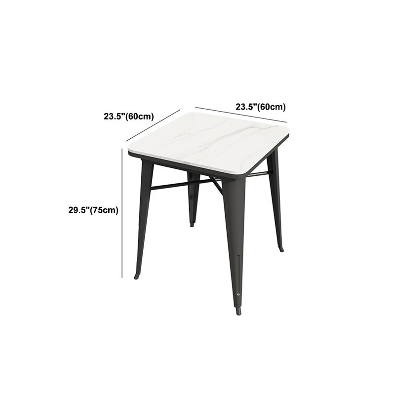 Black and White Dinette Set 1/2/3/5 Pieces Modern Stone Dining Table Set Clearhalo 'Dining Room Sets' 'Dining Tables & Seating' 'dining_room_set' 'furn' 'furn_dining_room_set' 'Furniture' 'Kitchen & Dining Furniture' 1200x1200_7900e06e-2d91-4fec-861a-332ff99060b1