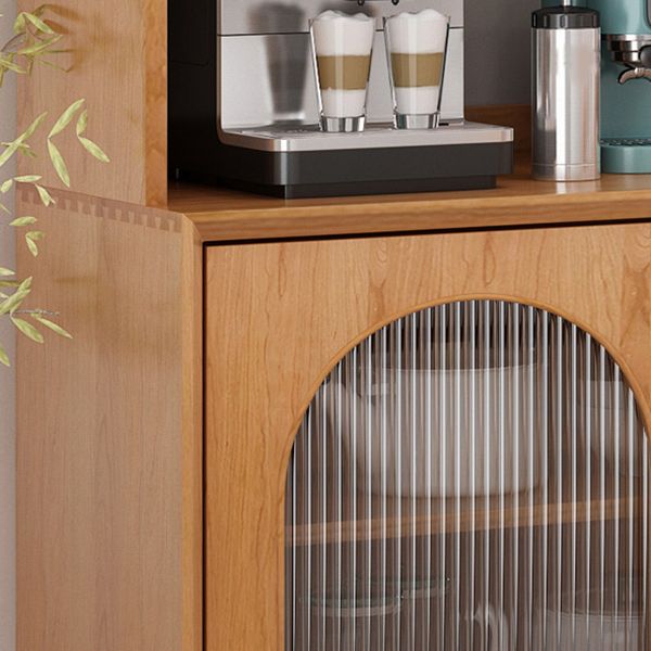 Tavolo a buffet moderno con porte scorrevoli in legno a buffet in legno massiccio