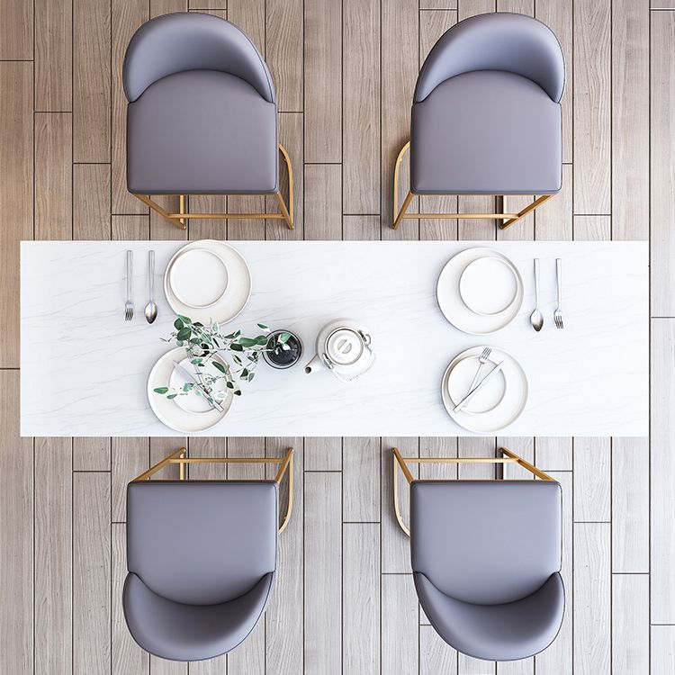 Contemporary 1/2/3/5/7 Pieces Bar Table Set Rectangle Stone Bar Table with Bar Stool Clearhalo 'Bar Furniture' 'furn' 'furn_home_bar_bar_sets' 'Furniture' 'Home Bars & Bar Sets' 'home_bar_bar_sets' 'Kitchen & Dining Furniture' 1200x1200_79054b3e-6c6f-4608-ba0f-1bae4c8b9d03