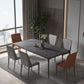 Industrial Style Home Sintered Stone Dining Table 4 Legs Base Rectangle Table Clearhalo ' dining_table' 'Dining Tables & Seating' 'Dining Tables' 'furn' 'furn_dining_table' 'Furniture' 'furniture_dining_table' 'Kitchen & Dining Furniture' 'kitchen&dining_furn' 'kitchen' 'kitchen_dining_table' 1200x1200_79067075-9af7-4f8f-8244-7219b6a3cb95