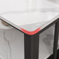 Slate 4 Legs Coffee Table Rectangle Single Coffee Table with Shelf Clearhalo 'Coffee & Accent Tables' 'Coffee Tables' 'coffee_tables' 'furn' 'furn_coffee_tables' 'Furniture' 'Living Room Furniture' 1200x1200_79093d3c-a9f1-46c7-9de3-bd6bbbba67ee