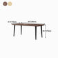 Natural-Brown Solid Wood Dining Table Rectangular Modern Furniture with 4 Legs Clearhalo 'Dining Tables & Seating' 'Dining Tables' 'dining_table' 'furn' 'furn_dining_table' 'Furniture' 'Kitchen & Dining Furniture' 1200x1200_790b0266-07af-4dad-8197-a97eaabc9caa
