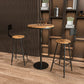 Modern Round Bar Table Set 1/3 Pcs Solid Wood Bar Table and Leather Upholstered Stools Clearhalo 'Bar Furniture' 'furn' 'furn_home_bar_bar_sets' 'Furniture' 'Home Bars & Bar Sets' 'home_bar_bar_sets' 'Kitchen & Dining Furniture' 1200x1200_790bcdd0-4271-495e-a24c-72cf85bc1164