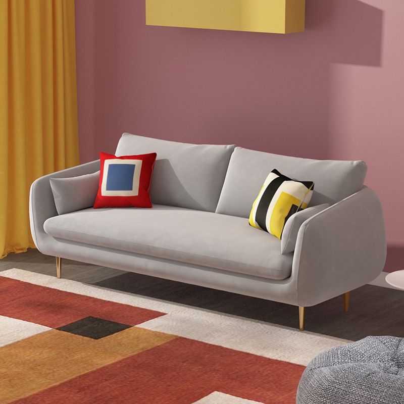 Modernism Standard 4 Legs Sofa Square Arm Sofa for Living Room Clearhalo 'furn' 'furn_sofas' 'Furniture' 'furniture_sofas' 'kitchen' 'kitchen_sofas' 'Living Room Furniture' 'Sofa' 'sofas' 1200x1200_790d4067-e1d2-429b-b7e0-a66eb55a821b