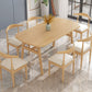 Minimalist Traditional Height Wood Dining Table Rectangle Dining Room Set For Home Clearhalo 'Dining Room Sets' 'Dining Tables & Seating' 'dining_room_set' 'furn' 'furn_dining_room_set' 'Furniture' 'furniture_dining_room_set' 'Kitchen & Dining Furniture' 'kitchen&dining_furn' 'kitchen' 1200x1200_790dc311-aa9a-4dbe-ad33-be0d7d5a775f