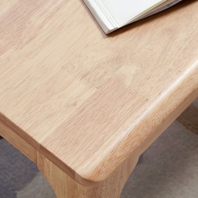 Panca per casa contemporanea in legno massiccio 17,7 "Banca posti a sedere in altezza con gambe