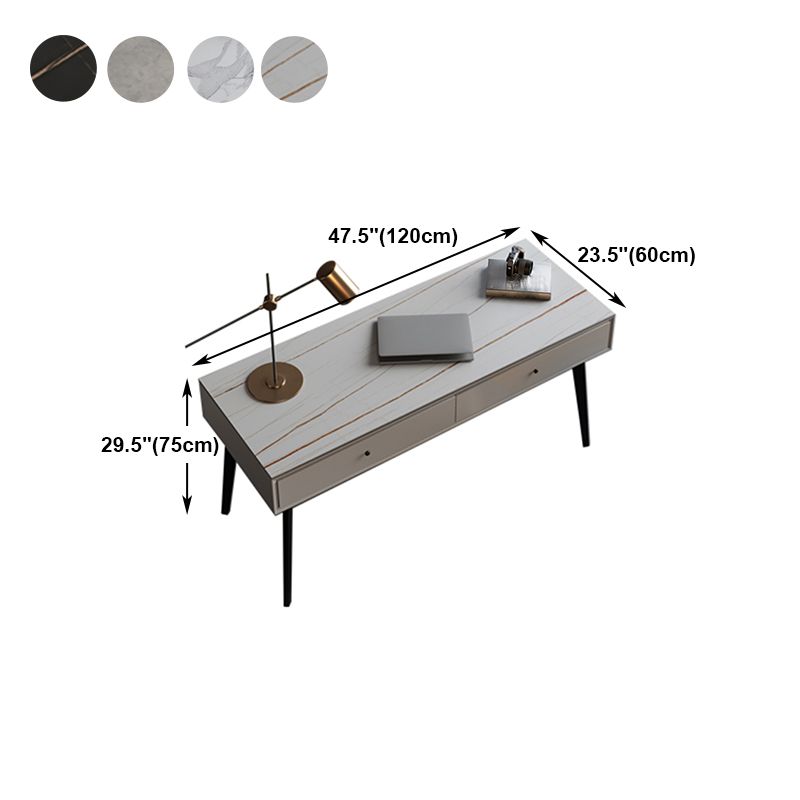 Industrial Style Writing Desk Rectangular Office Desk with Drawers Clearhalo 'furn' 'furn_office_desk' 'Furniture' 'furniture_office_desk' 'Office Desks' 'Office Furniture' 'office_desk' 1200x1200_790e7617-396e-40a5-80db-5eb0e110028e