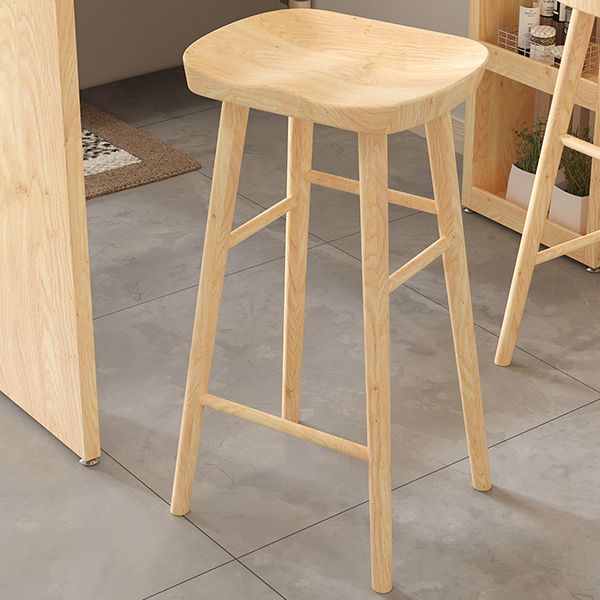 Ensemble de table de bar rectangulaire Glam, 1/3 pièces, table de bar et tabourets en bois massif naturel