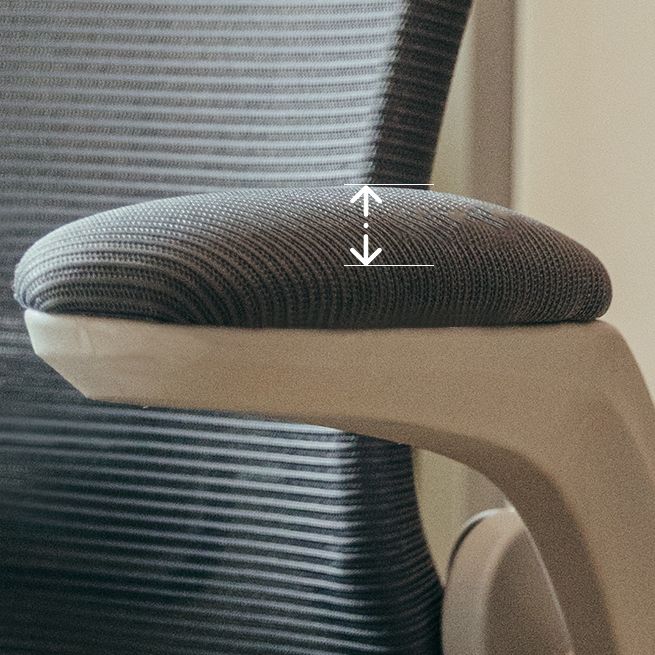 Sedia moderna per ufficio armi rimovibile nessuna sedia ergonomica angosciante