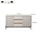 Strete sideboard di pietra server moderno e contemporaneo con armadi e cassetti