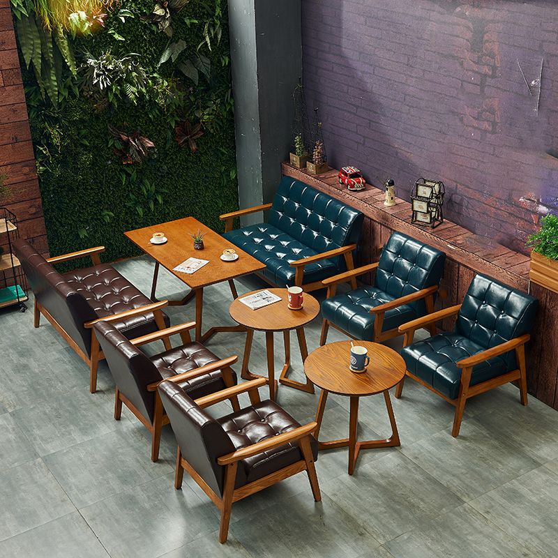 Industrial Style Dining Room Table Double Pedestal Table for Home Kitchen Dinner Clearhalo ' dining_table' 'Dining Tables & Seating' 'Dining Tables' 'furn' 'furn_dining_table' 'Furniture' 'furniture_dining_table' 'Kitchen & Dining Furniture' 'kitchen&dining_furn' 'kitchen' 'kitchen_dining_table' 1200x1200_79108198-7f6c-4a48-95fc-4f1c6d0e11e1