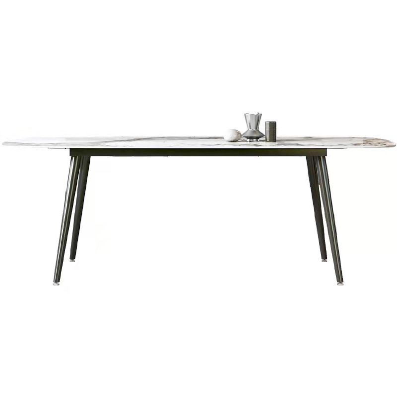 Modern Sintered Stone Dining Rectangle Table Set 1/4/5/7 Pieces Dining Set Clearhalo 'Dining Room Sets' 'Dining Tables & Seating' 'dining_room_set' 'furn' 'furn_dining_room_set' 'Furniture' 'Kitchen & Dining Furniture' 1200x1200_791162e3-0e86-473f-9b7b-967d514d3dc4