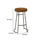Industrial Wood Bar Set Wood 1/2/4/7/9 Pieces Rectangle Trestle Bistro Set in Natural Clearhalo 'Bar Furniture' 'furn' 'furn_home_bar_bar_sets' 'Furniture' 'Home Bars & Bar Sets' 'home_bar_bar_sets' 'Kitchen & Dining Furniture' 1200x1200_79117c5d-77b3-4b7e-a381-4cc346d73740