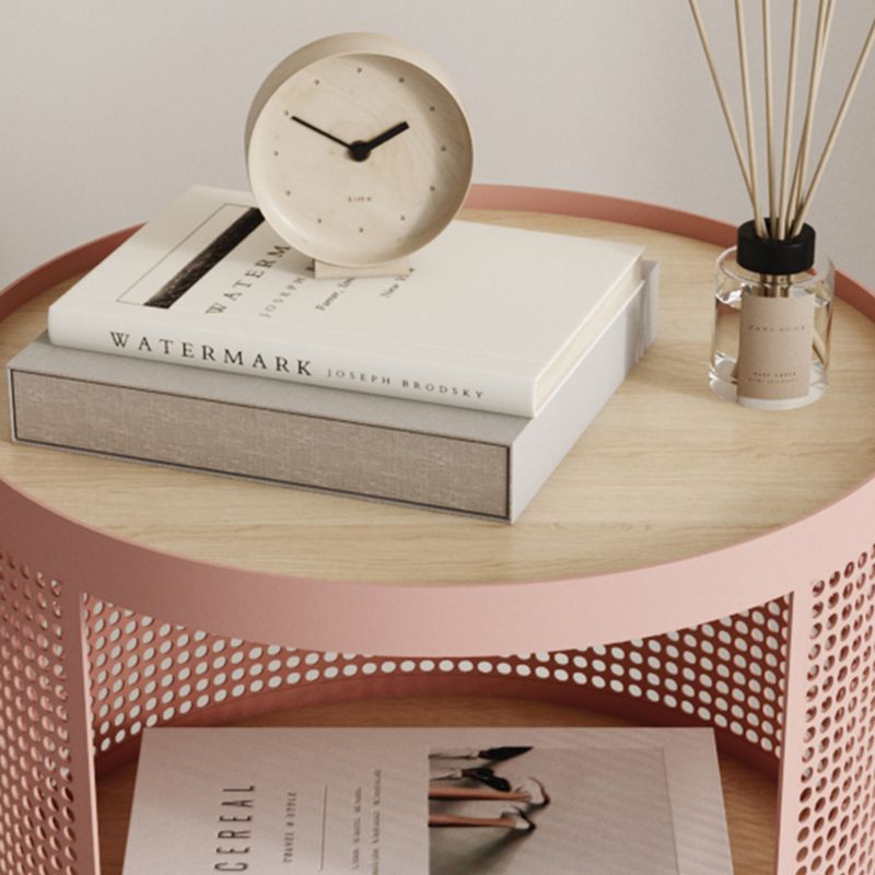 16 "W x 20" H Armadi a letto in legno massiccio comodino moderno con 2 ripiani per soggiorno