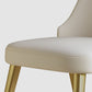 Glam Style Faux Leather Chair Armless Side Chairs with Metal Legs Clearhalo 'Dining Chairs' 'Dining Tables & Seating' 'dining_chair' 'furn' 'furn_dining_chair' 'Furniture' 'Kitchen & Dining Furniture' 1200x1200_7917c58f-7538-477f-a9c6-d1c7851e0e25