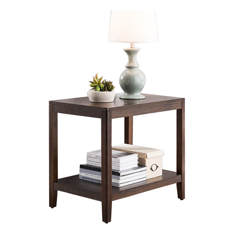 Modern Wood Side Table with no Wheels and Drawers for Living Room Clearhalo 'Coffee & Accent Tables' 'End & Side Tables' 'end_side_table' 'end_side_tables' 'furn' 'furn_end_side_tables' 'Furniture' 'furniture_end_side_table' 'Living Room Furniture' 1200x1200_791ba4d0-bff3-493a-ab5c-9cbcf399efe9