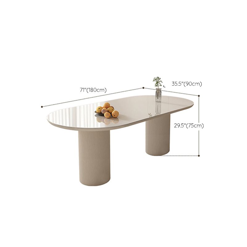 Glam -stijl rechthoekige tafel ingesteld 1/2/4/5/6 stukken eetgelegenheid voor thuisgebruik