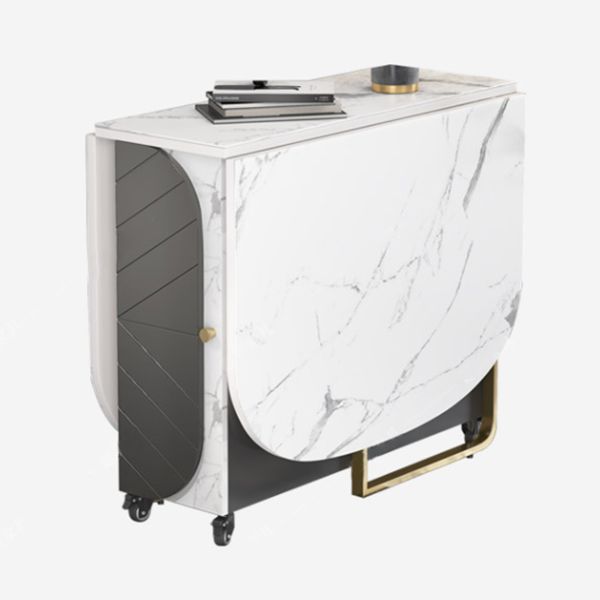 Mid-Century Modern Dining Table Oval Wood Table with Drop Leaf,59.1"L x 31.5"W x 29.5"H Clearhalo ' dining_table' 'Dining Tables & Seating' 'Dining Tables' 'furn' 'furn_dining_table' 'Furniture' 'furniture_dining_table' 'Kitchen & Dining Furniture' 'kitchen&dining_furn' 'kitchen' 'kitchen_dining_table' 1200x1200_791e2fba-0c98-45b0-8eb0-545aab7cbab8