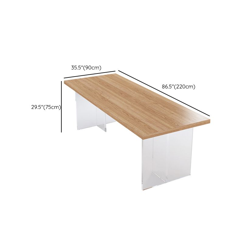 1/3/4/5 Pieces Modern Dining Set Rectangle Pine Wood Dining Table for Kitchen