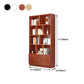 Closed Wooden Bookcase Modern Home Living Room Cabinet Bookshelf
