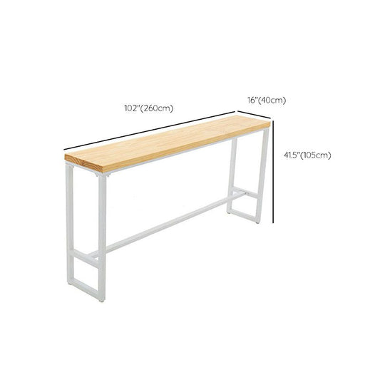 Industrial Bar Table Set 1/2/4/7 Pieces Solid Wood Counter Table Set for Indoor