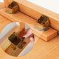 Zeitgenössischer Couchtisch mit 4 Beinen, Standard-Einzel-Cocktailtisch aus Holz