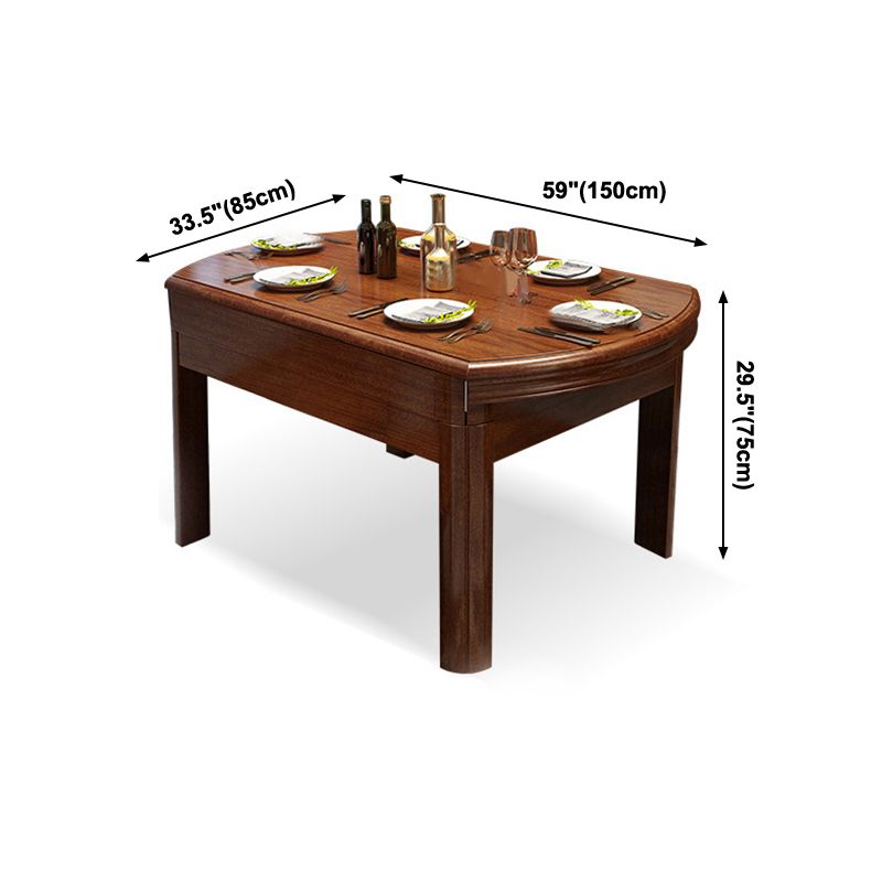 Solid Wood Mid-Century Modern Table Wood Top Table for Dining Room Clearhalo ' dining_table' 'Dining Tables & Seating' 'Dining Tables' 'furn' 'furn_dining_table' 'Furniture' 'furniture_dining_table' 'Kitchen & Dining Furniture' 'kitchen&dining_furn' 'kitchen' 'kitchen_dining_table' 1200x1200_7932fb13-55f6-4677-943b-1b356daafadf