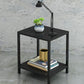 Open Rangement Accent Table Table table de nuit en métal moderne