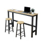 Modern Style 1/3/4 Pieces Wood Rectangular Bar Table Set for Dining Room