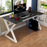 Modern Home Writing Desk Freeform Wood Office Office Office, 62.9 "L x 23.6" W