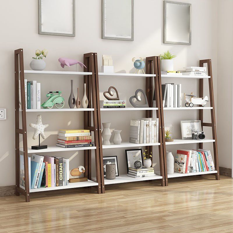 Modern Solid Wood Bookcase Ladder Bookshelf for Any Room, 12" W Clearhalo 'Bookcases' 'furn' 'furn_bookcases' 'Furniture' 'Office Furniture' 1200x1200_79392bd5-c66a-4a17-a03b-3e8f660297e4