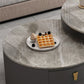 Modern Round Glass Cocktail Table Set Iron Frame Coffee Table with Drawers Clearhalo 'Coffee & Accent Tables' 'Coffee Tables' 'coffee_tables' 'furn' 'furn_coffee_tables' 'Furniture' 'Living Room Furniture' 1200x1200_7939ab90-530b-4dc7-aa3e-50535fd178fb