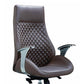 Fixed Arms Swivel Office Chair Faux Leather and Chrome Frame Managers Chair Clearhalo 'furn' 'furn_office_chair' 'Furniture' 'Office Chairs' 'Office Furniture' 'office_chair' 1200x1200_793b1e23-509b-4529-94f2-1e8598a315f1