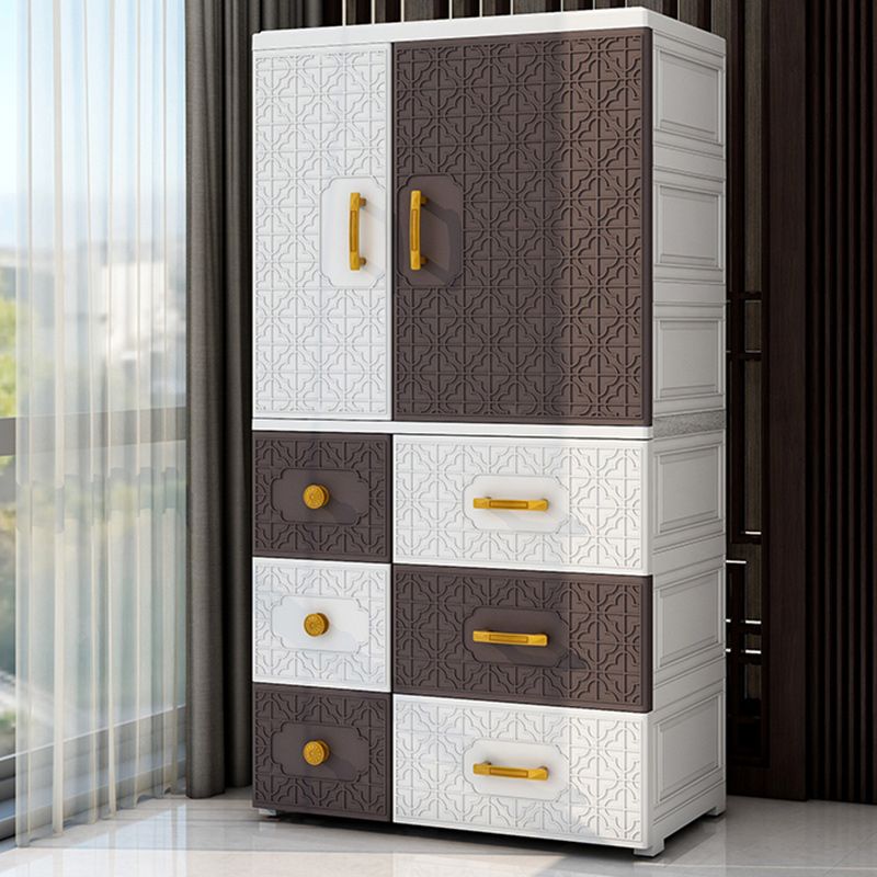 Armoire de style contemporain armoire en plastique armoire de garde-robe