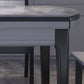 Moderne eettafel met 4 poten, uitschuifbare eettafel voor de keuken