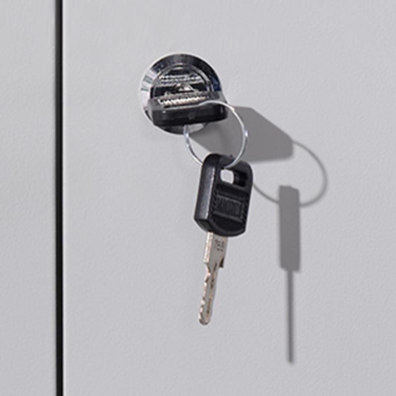 Modern White Storage Cabinet with Hinged Door Metal Cabinet for Bathroom Clearhalo 'Armoires & Wardrobes' 'armoires_wardrobes' 'Bedroom Furniture' 'furn' 'furn_armoires_wardrobes' 'Furniture' 1200x1200_793ef7e8-fb1e-436e-a57b-115a5e2f958f