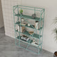 Metal Etagere Bookshelf Scandinavian Open Back Bookcase with Shelves Clearhalo 'Bookcases' 'furn' 'furn_bookcases' 'Furniture' 'Office Furniture' 1200x1200_793efb0f-ddcd-4c91-8fbe-d9eace626272