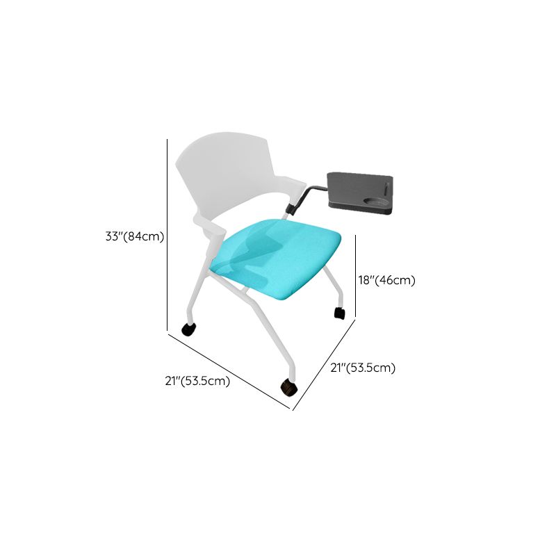 モダンスタイルの会議椅子腕付き金属フレームオフィス椅子