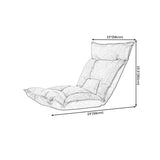 Moderno 22,83 "largo*22,83" profondo*23,62 "sedia da lino parsons con biscotto