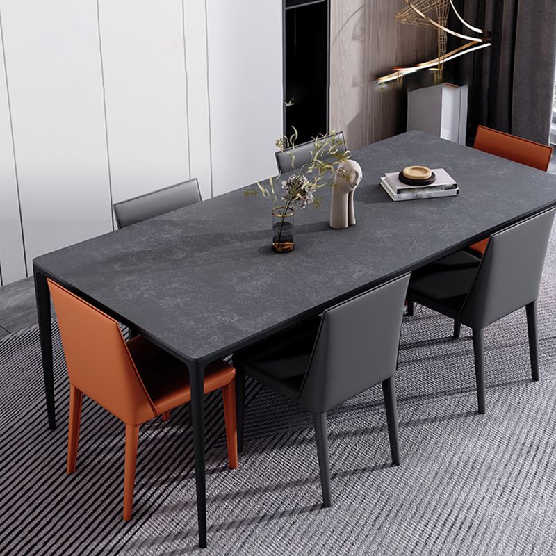 Modern 1/4/5/6/7 Pieces Dinette Set with Grey Sintered Stone Rectangle Dining Table Set Clearhalo 'Dining Room Sets' 'Dining Tables & Seating' 'dining_room_set' 'furn' 'furn_dining_room_set' 'Furniture' 'furniture_dining_room_set' 'Kitchen & Dining Furniture' 1200x1200_794685bf-e747-4b4d-8faf-355a36f5124a